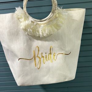 Bride tote bag